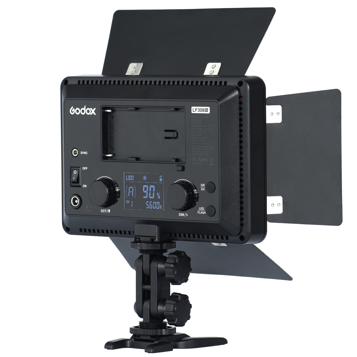 картинка Осветитель светодиодный с функцией вспышки Godox LF308D накамерный от магазина Ultra-mart