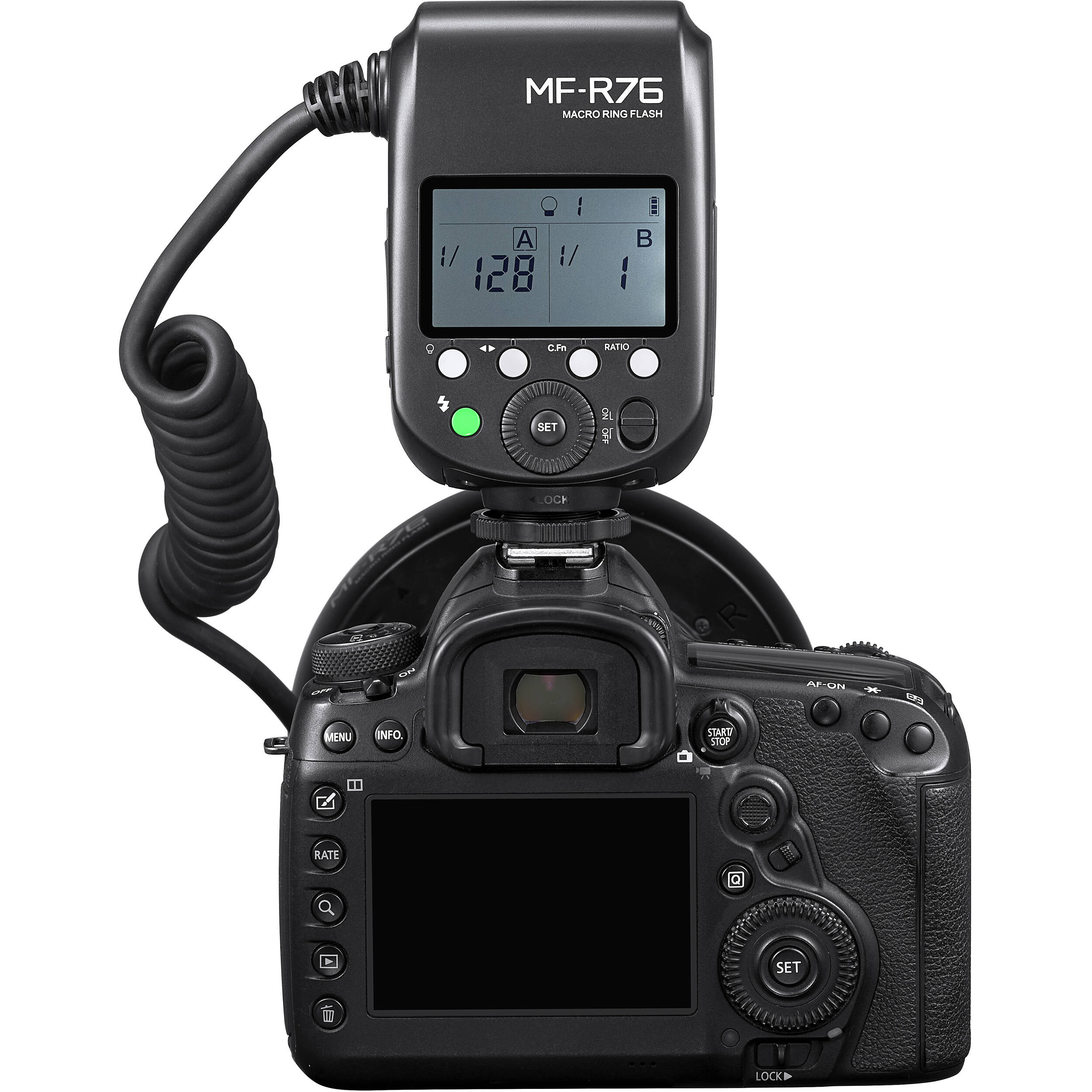 картинка Вспышка для макросъемки Godox MF-R76 кольцевая,  GN14, арт. 29139 от магазина Ultra-mart