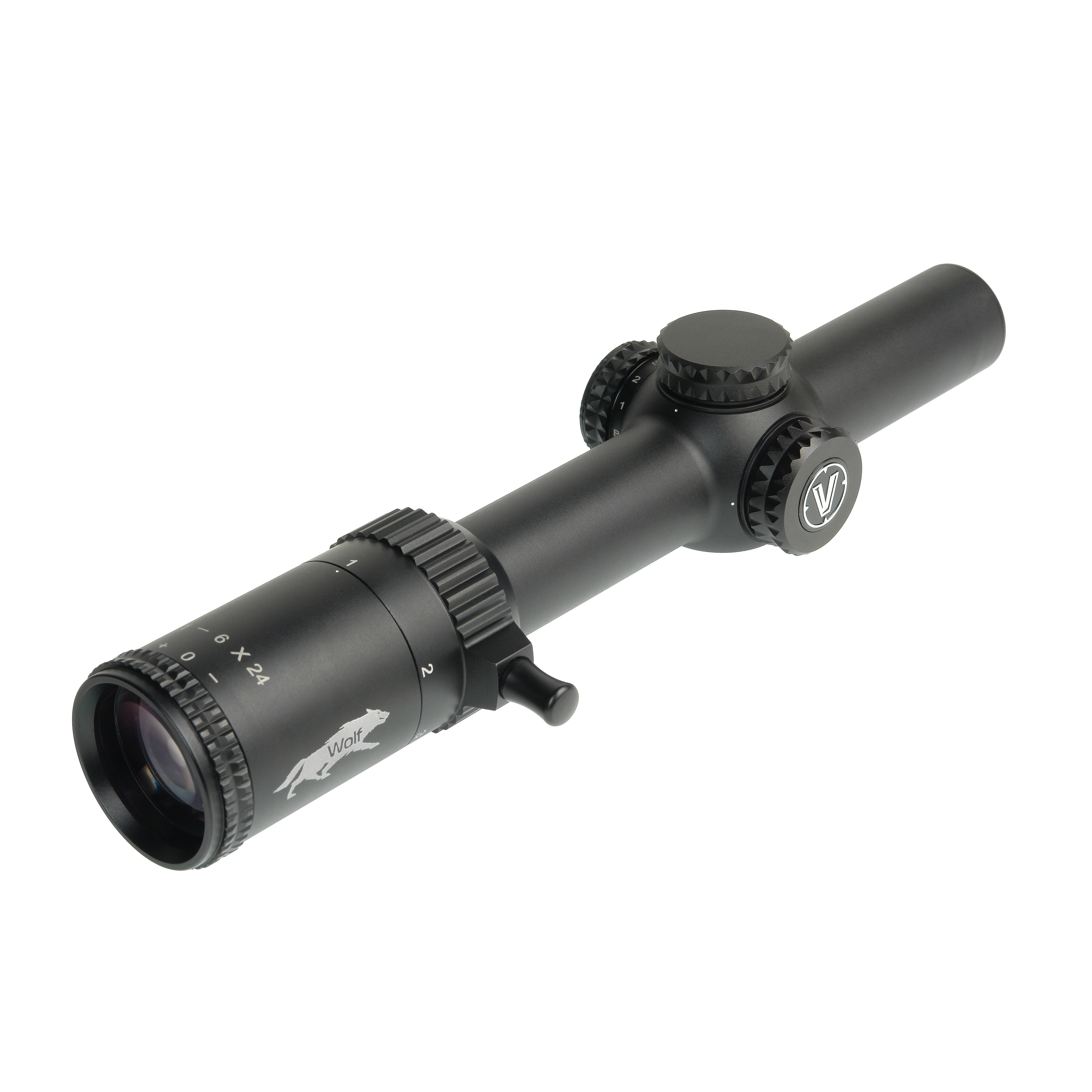 картинка Прицел оптический Veber Wolf 1-6х24 GB FD07 Загонник от магазина Ultra-mart
