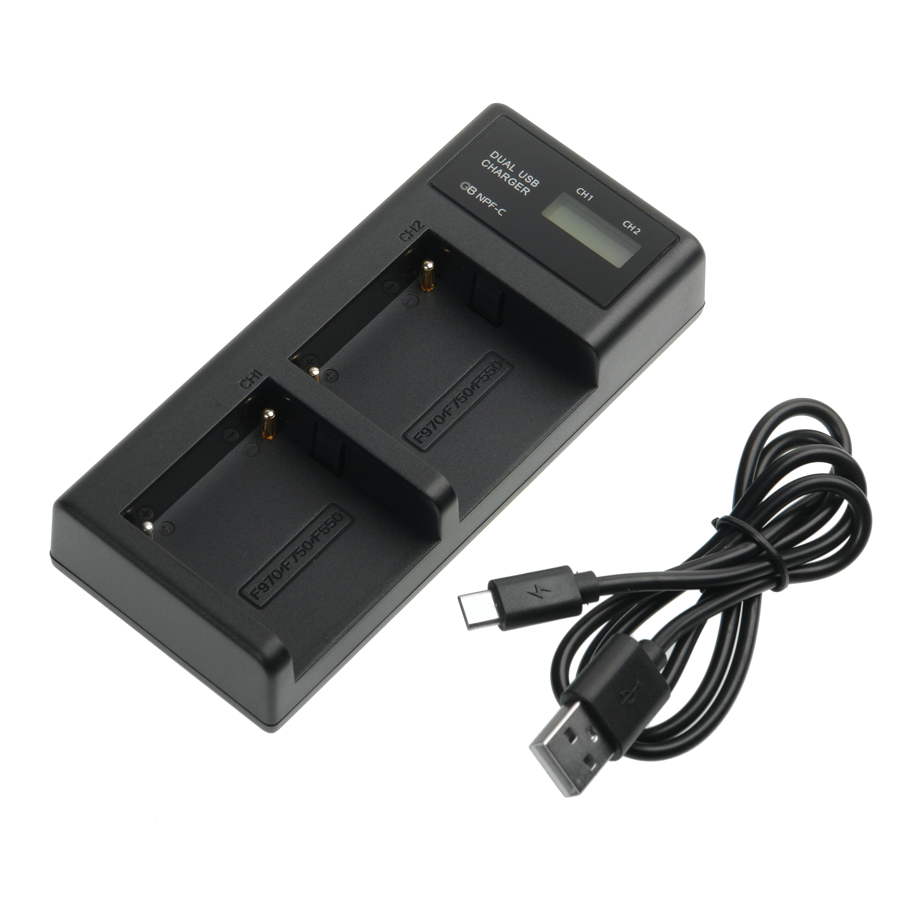 картинка Зарядное устройство GreenBean DualCharger NPF-C от магазина Ultra-mart