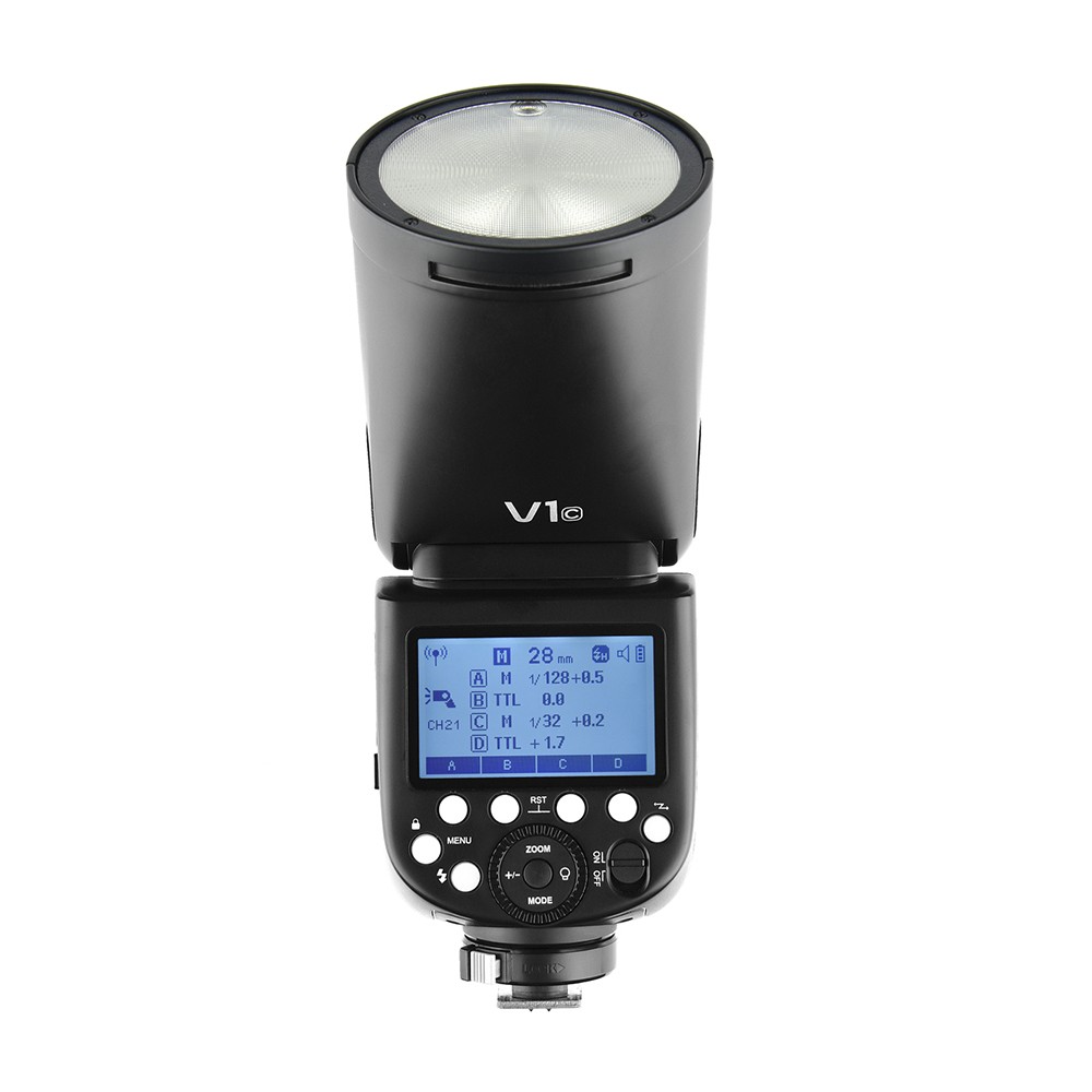 картинка Вспышка накамерная с круглой головкой Godox V1C для Canon, арт. 27231 от магазина Ultra-mart