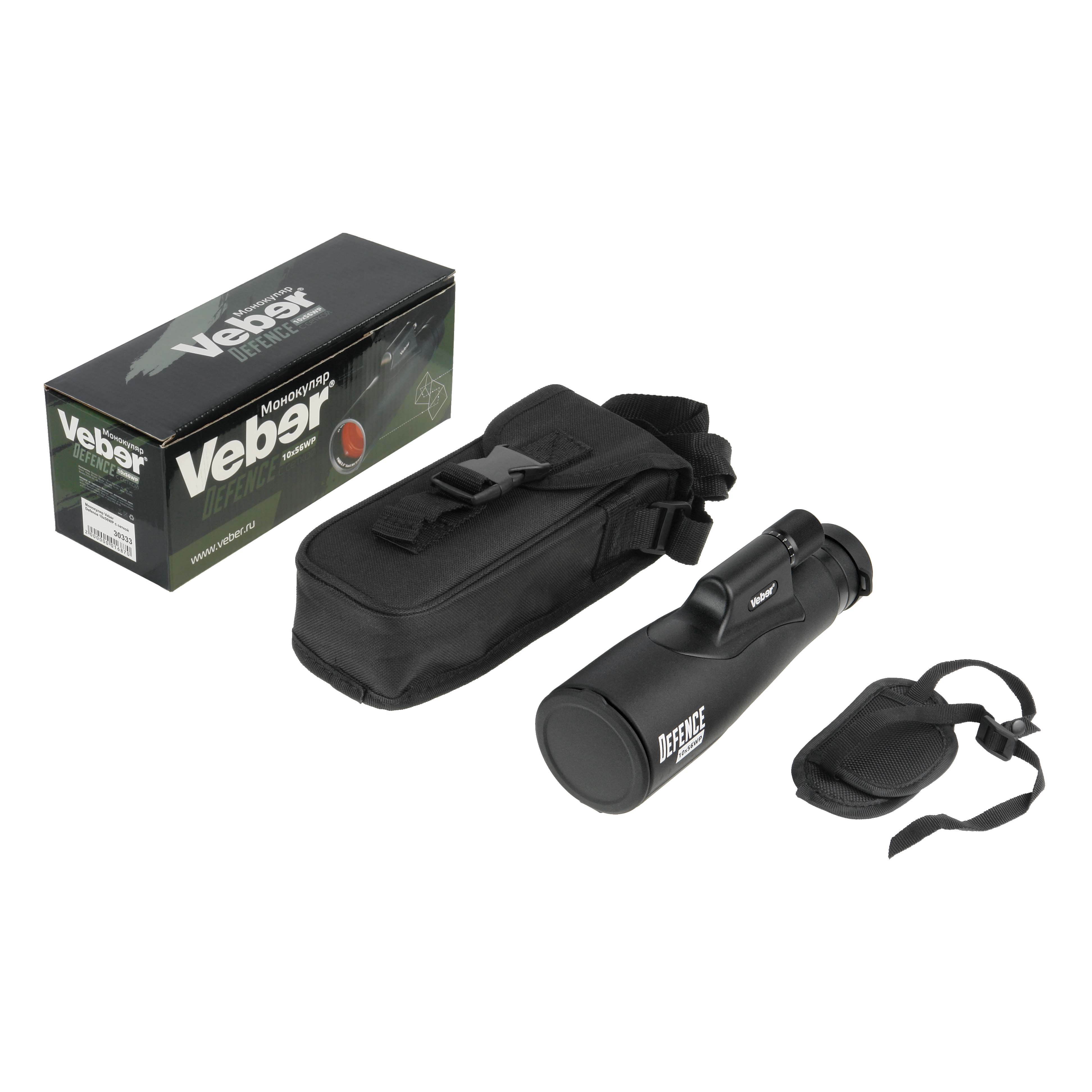 картинка Монокуляр Veber Defence 10х56WP с сеткой от магазина Ultra-mart