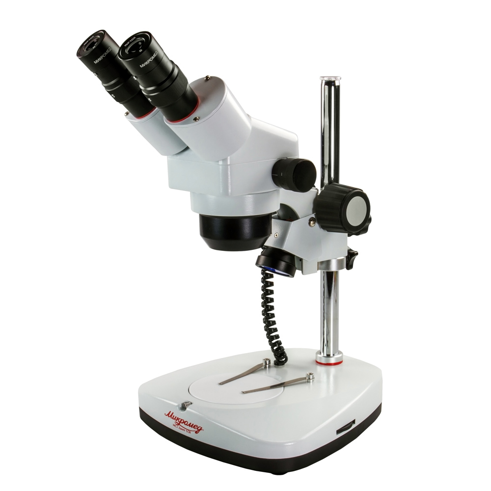 картинка Микроскоп стерео МС-2-ZOOM вар.1CR,  арт.10563 , лабораторный от магазина Ultra-mart