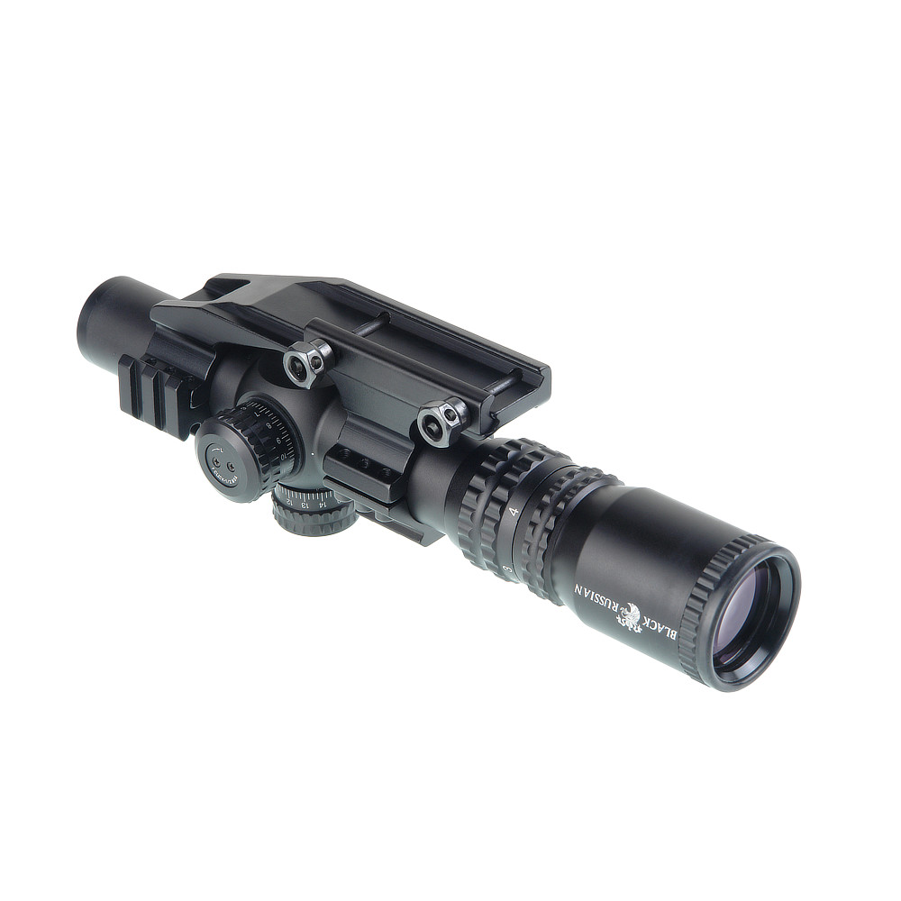 картинка Прицел оптический Veber Black Russian 1-4х24 RG загонник, арт.26245 от магазина Ultra-mart