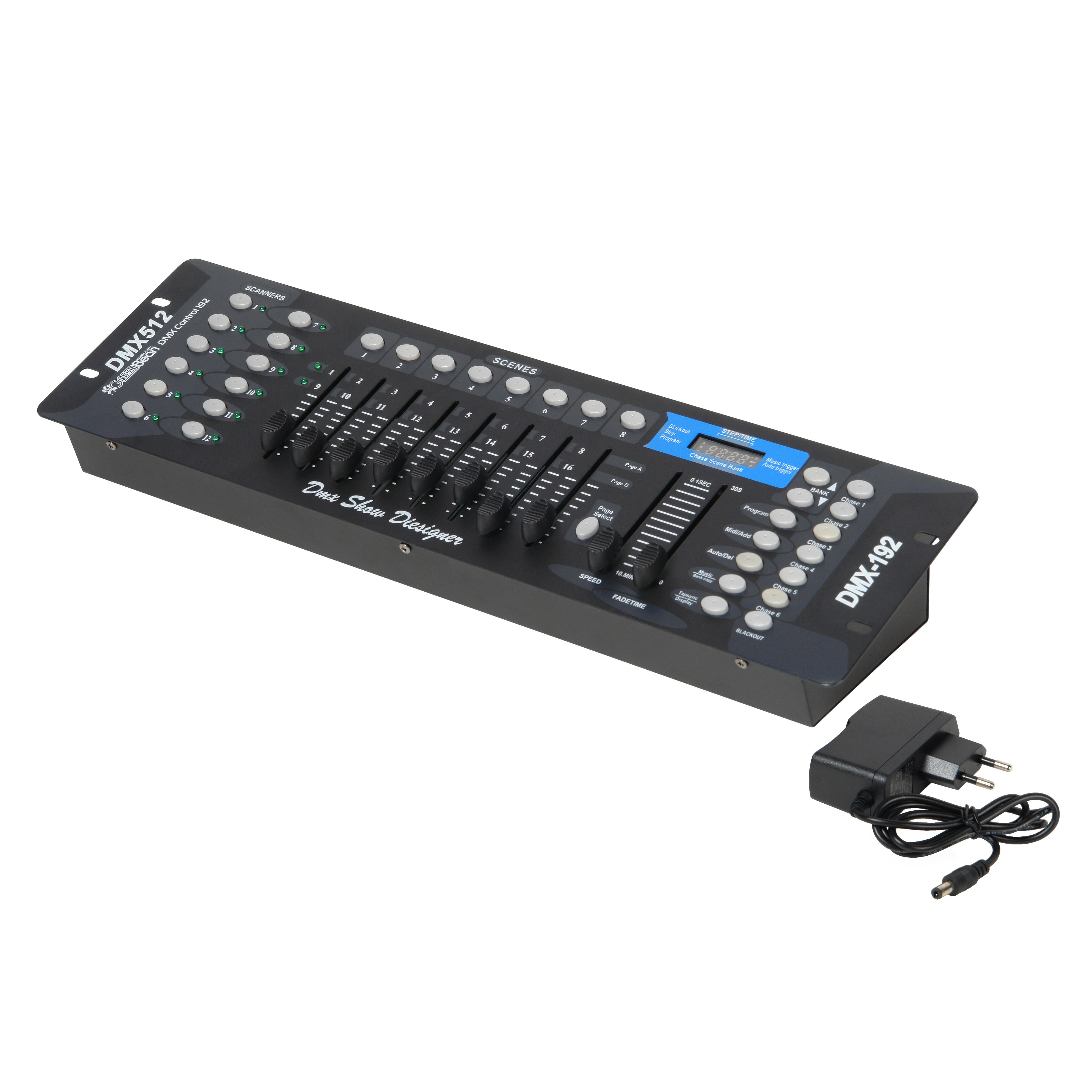 картинка Пульт GreenBean DMX Control 192, 6 чейзов, 184 сцены. артикул 28004 от магазина Ultra-mart