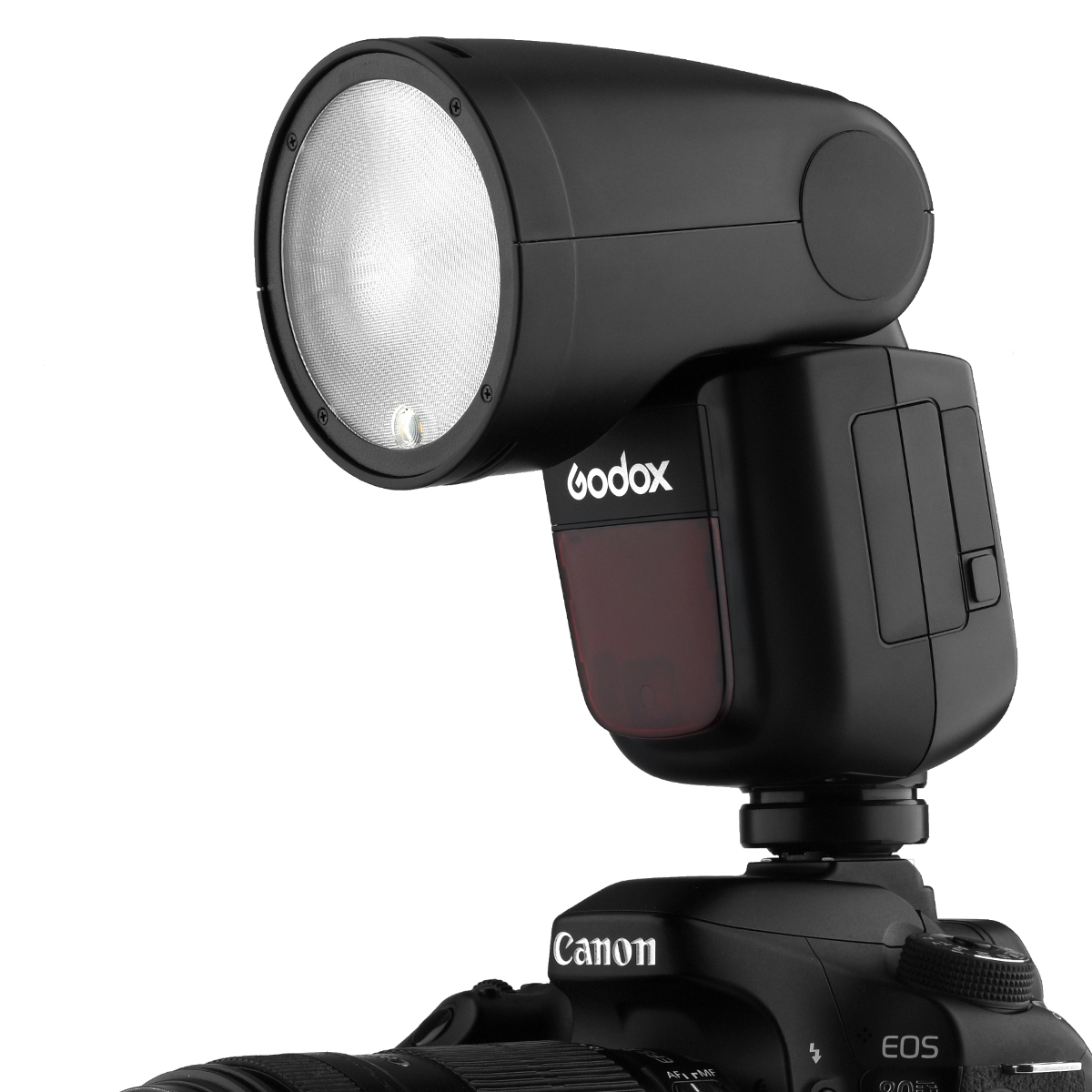 картинка Вспышка накамерная с круглой головкой Godox V1C для Canon, арт. 27231 от магазина Ultra-mart