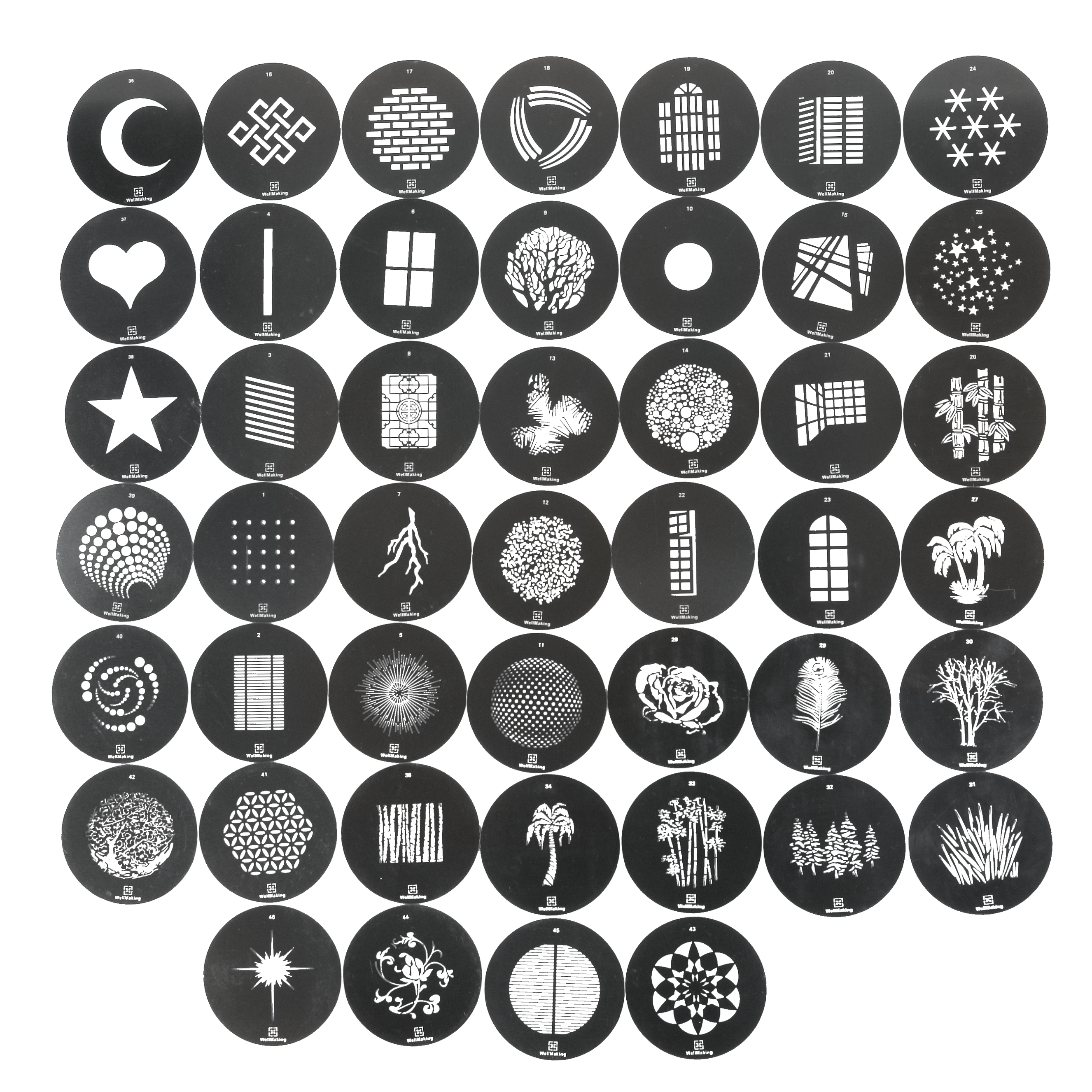 картинка Набор масок Гобо Falcon Eyes Gobo 46 от магазина Ultra-mart