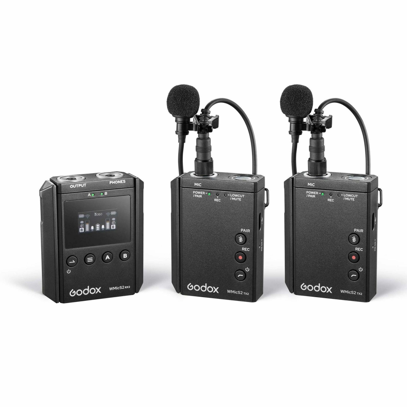 Петличная радиосистема Godox WMicS2 Kit2 беспроводная
