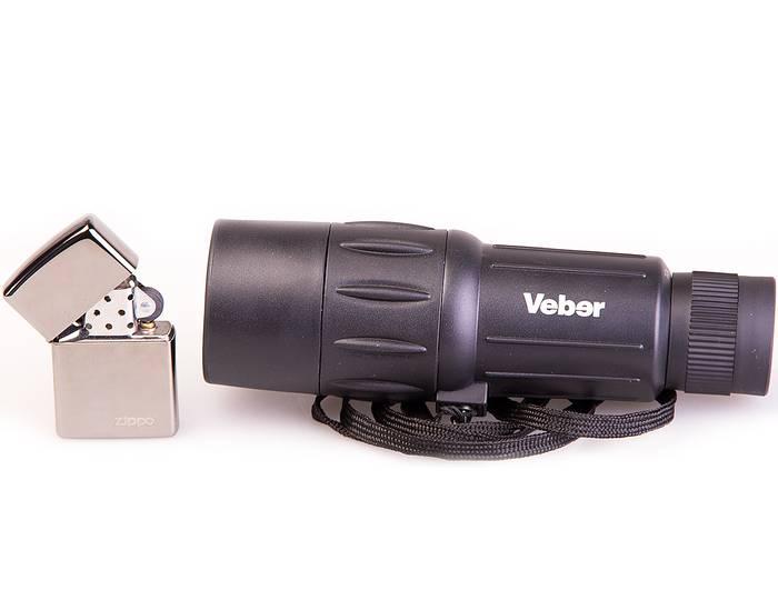 картинка Монокуляр Veber 10-25x42 WP черный от магазина Ultra-mart