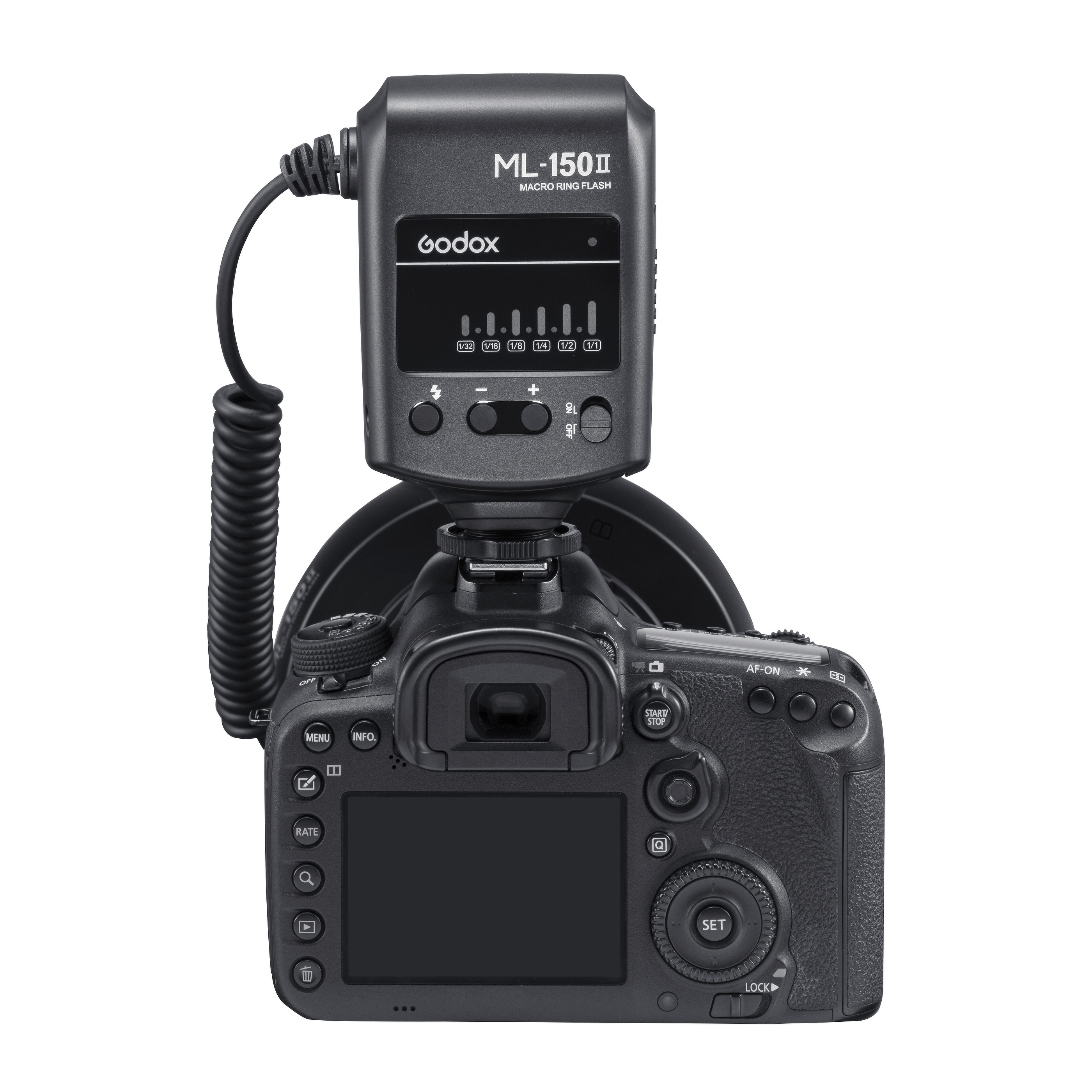 картинка Вспышка для макросъемки Godox ML-150II кольцевая, 12GN, арт.30093 от магазина Ultra-mart
