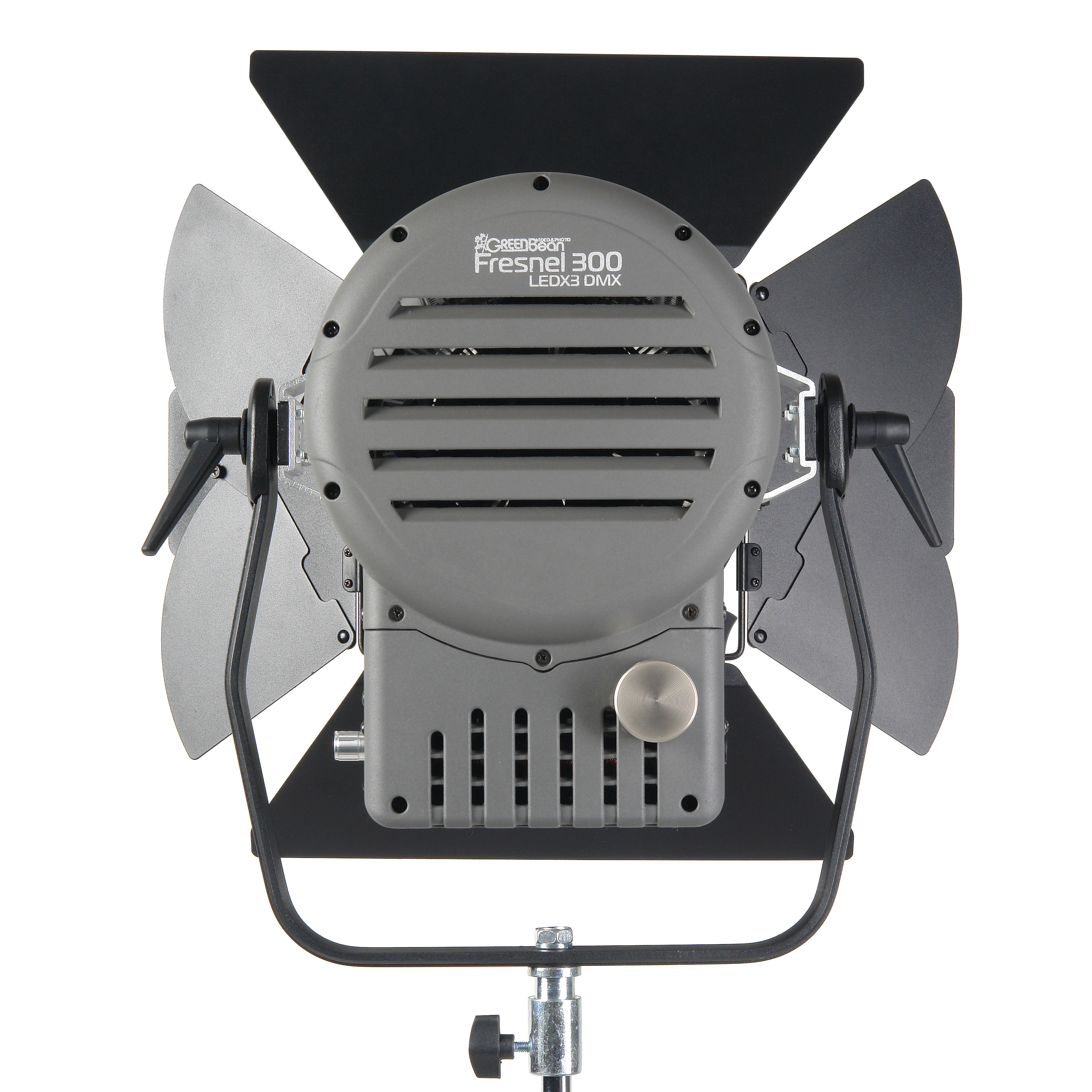 картинка Осветитель студийный GreenBean Fresnel 300 LED X3 DMX от магазина Ultra-mart
